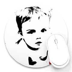 Cupid s Heart Round Mousepads by StarvingArtisan