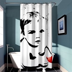 Cupid s Heart Shower Curtain 36  X 72  (stall)  by StarvingArtisan