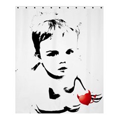 Cupid s Heart Shower Curtain 60  X 72  (medium)  by StarvingArtisan