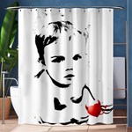 Cupid s Heart Shower Curtain 60  x 72  (Medium)  60 x72  Curtain