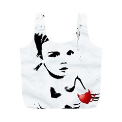 Cupid s Heart Full Print Recycle Bags (m)  by StarvingArtisan