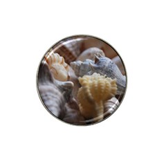 Seashells Hat Clip Ball Marker by StarvingArtisan