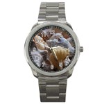 Seashells Sport Metal Watch Front