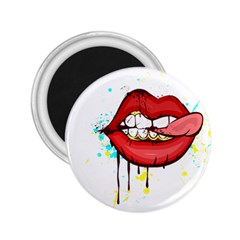 Bit Your Tongue 2 25  Magnets by StarvingArtisan