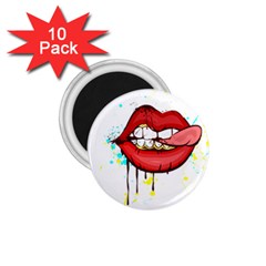 Bit Your Tongue 1 75  Magnets (10 Pack)  by StarvingArtisan