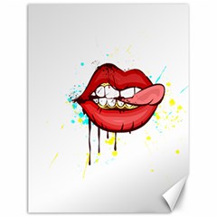 Bit Your Tongue Canvas 12  X 16   by StarvingArtisan