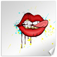 Bit Your Tongue Canvas 20  X 20   by StarvingArtisan