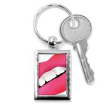 Smile Key Chains (Rectangle)  Front