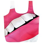 Smile Full Print Recycle Bags (L)  Front