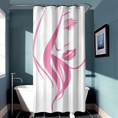 Pinky Shower Curtain 36  X 72  (stall)  by StarvingArtisan