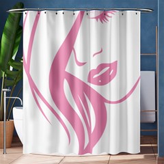 Pinky Shower Curtain 60  X 72  (medium)  by StarvingArtisan