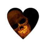 Skull Heart Magnet Front