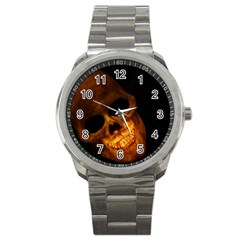 Skull Sport Metal Watch by StarvingArtisan