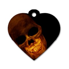 Skull Dog Tag Heart (one Side) by StarvingArtisan