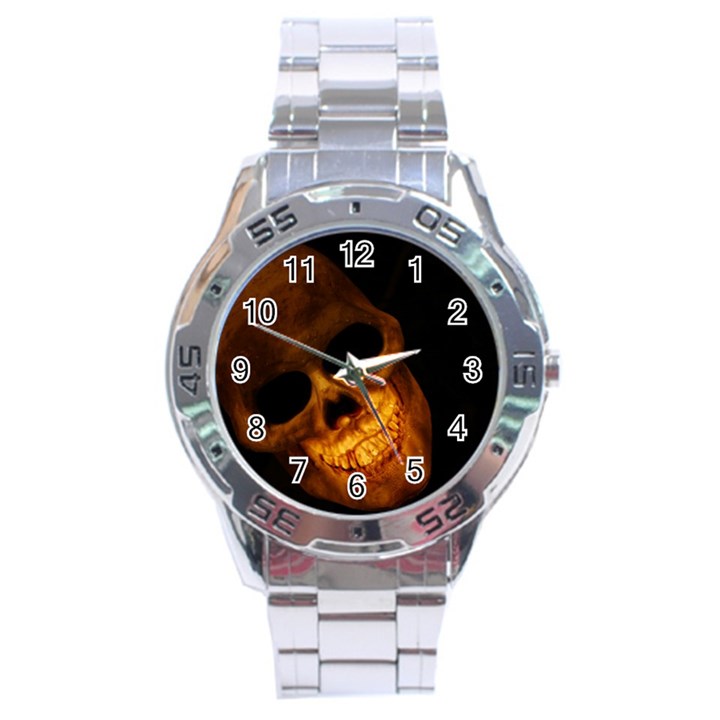 Skull Stainless Steel Analogue Watch