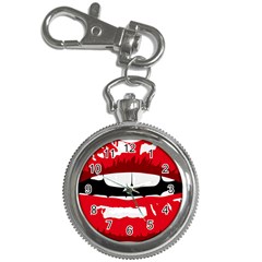 Sexy Mouth  Key Chain Watches by StarvingArtisan