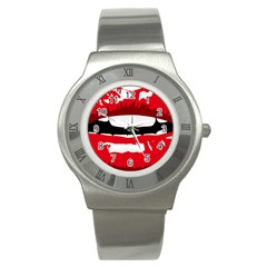 Sexy Mouth  Stainless Steel Watch