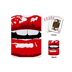 Sexy Mouth  Playing Cards (mini)  by StarvingArtisan