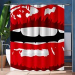 Sexy Mouth  Shower Curtain 60  x 72  (Medium)  60 x72  Curtain