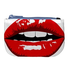 Sexy Mouth  Large Coin Purse by StarvingArtisan