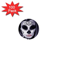 Sugar Skull 1  Mini Buttons (100 Pack) 