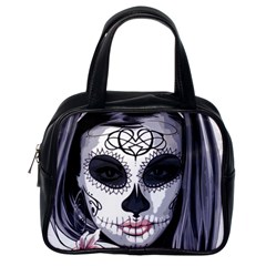 Sugar Skull Classic Handbags (one Side) by StarvingArtisan