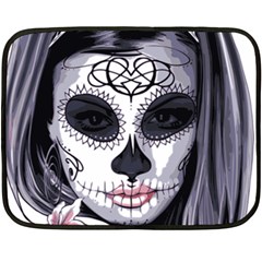 Sugar Skull Fleece Blanket (mini) by StarvingArtisan