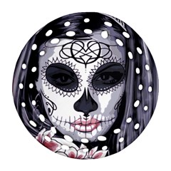 Sugar Skull Ornament (round Filigree)