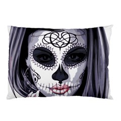 Sugar Skull Pillow Case (two Sides) by StarvingArtisan