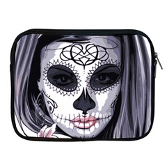 Sugar Skull Apple Ipad 2/3/4 Zipper Cases by StarvingArtisan