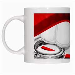 Bite Me White Mugs