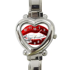 Bite Me Heart Italian Charm Watch