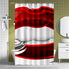 Bite Me Shower Curtain 48  X 72  (small)  by StarvingArtisan