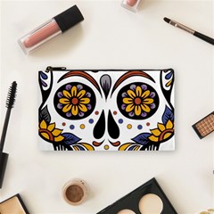 Sugar Skull Cosmetic Bag (small)  by StarvingArtisan