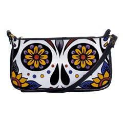 Sugar Skull Shoulder Clutch Bags by StarvingArtisan