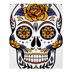 Sugar Skull Shower Curtain 60  X 72  (medium)  by StarvingArtisan