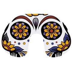 Sugar Skull Travel Neck Pillows by StarvingArtisan