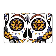 Sugar Skull Magnet (rectangular) by StarvingArtisan