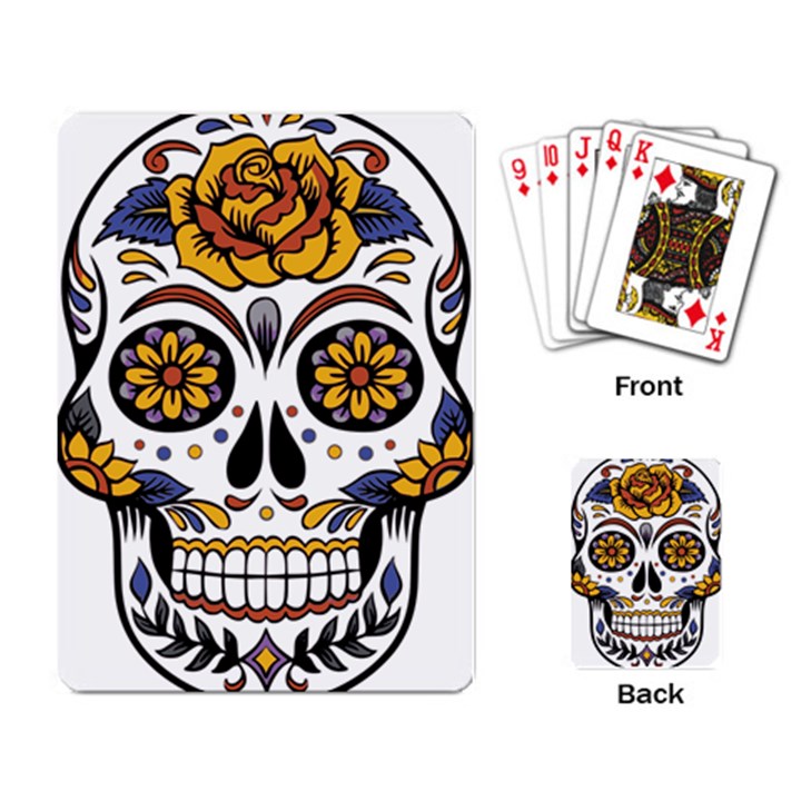 Sugar Skull Playing Card