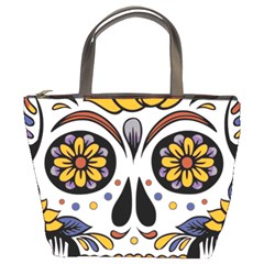 Sugar Skull Bucket Bags by StarvingArtisan