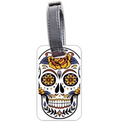 Sugar Skull Luggage Tags (one Side)  by StarvingArtisan