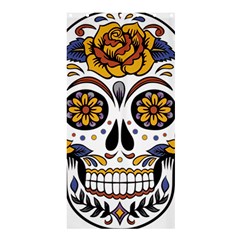 Sugar Skull Shower Curtain 36  X 72  (stall)  by StarvingArtisan