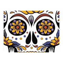 Sugar Skull Double Sided Flano Blanket (mini)  by StarvingArtisan