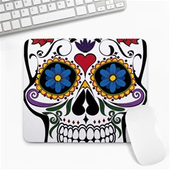 Cranium Sugar Skull Large Mousepads by StarvingArtisan