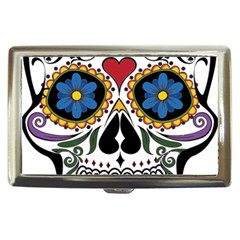 Cranium Sugar Skull Cigarette Money Cases by StarvingArtisan