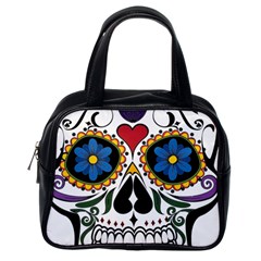 Cranium Sugar Skull Classic Handbags (one Side) by StarvingArtisan