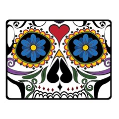 Cranium Sugar Skull Fleece Blanket (small) by StarvingArtisan