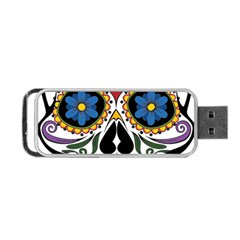 Cranium Sugar Skull Portable Usb Flash (two Sides) by StarvingArtisan