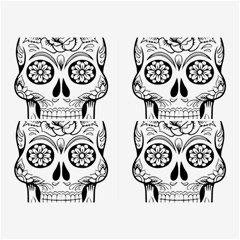 Sugar Skull Belt Buckles by StarvingArtisan