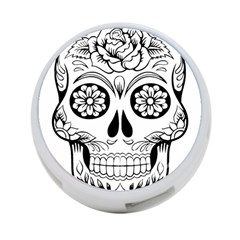 Sugar Skull 4-port Usb Hub (one Side) by StarvingArtisan